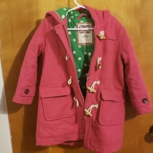 Mini Boden wool toggle coat